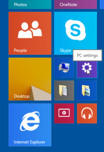 Windows 8 PC Settings tile